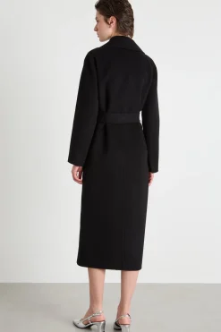 Cappotto a vestaglia - Nero