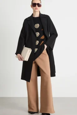 Cappotto a vestaglia - Nero