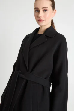 Cappotto a vestaglia - Nero