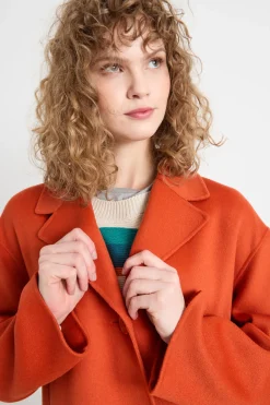 Cappotto cocoon - Arancione