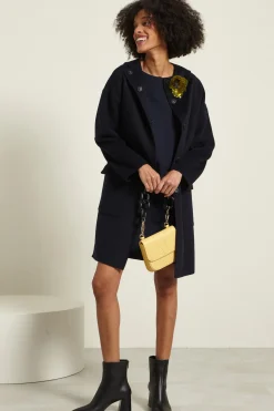 Cappotto con cappuccio - Blu Notte