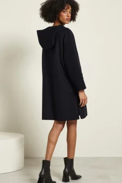 Cappotto con cappuccio - Blu Notte