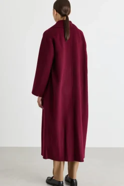 Cappotto con cintura - Bordeaux