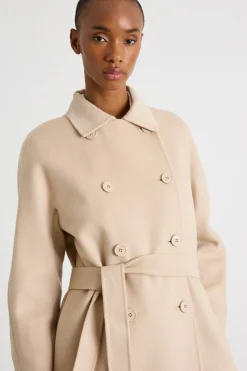 Cappotto doppiopetto - Beige