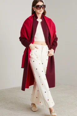 Cappotto doppiopetto reversibile - Bordeuax