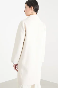 Cappotto in double - Bianco