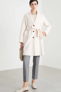 Cappotto in double - Bianco
