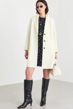Cappotto in double - Bianco
