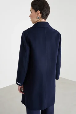 Cappotto in double - Blu