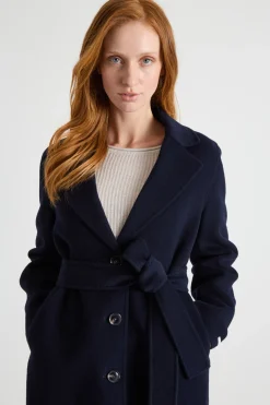Cappotto in double - Blu