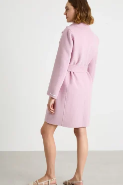Cappotto in double - Rosa