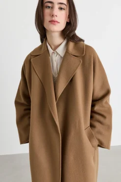 Cappotto in drap - Cammello