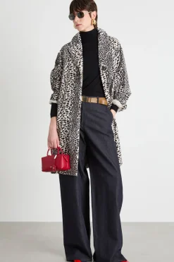 Cappotto midi effetto animalier - Animalier