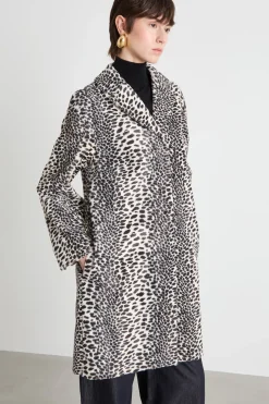 Cappotto midi effetto animalier - Animalier