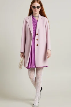 Cappotto monopetto - Rosa