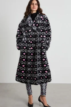 Cappotto over a fantasia - Bianco Nero