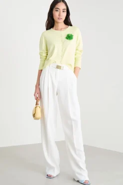 Cardigan boxy - Giallo