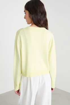 Cardigan boxy - Giallo