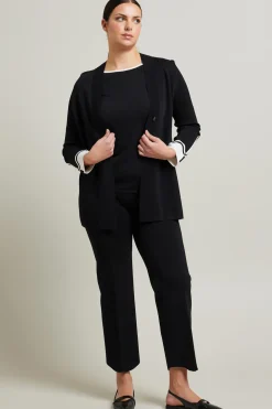 Cardigan con bottone singolo - Nero