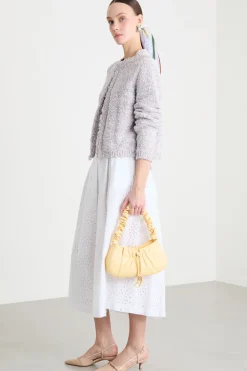 Cardigan con frange - Lilla