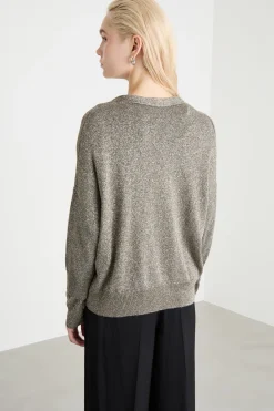 Cardigan con scollo a V - Grigio