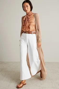 Cardigan lungo lamè - Oro