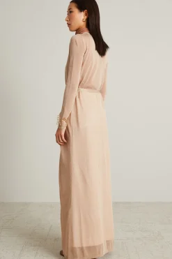 Cardigan lungo lamè - Oro
