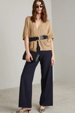 Cardigan lurex - Oro