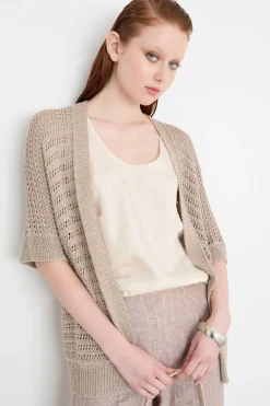 Cardigan open front - Beige
