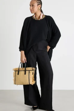 Cardigan open-front - Nero