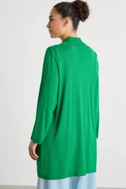 Cardigan open-front - Verde