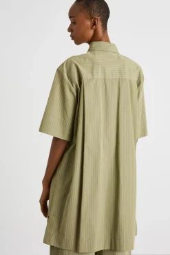 Casacca con cintura - Verde