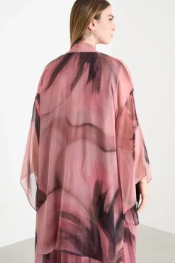 Casacca con maniche a kimono - Rosa