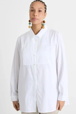Casacca con plastron - Bianco
