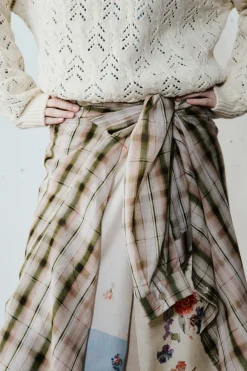 Casacca e top in voile - Rosa Verde