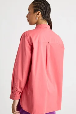 Casacca in gabardina con tasche - Rosa