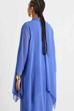 Casacca in georgette - Bluette