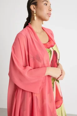 Casacca in georgette - Rosa