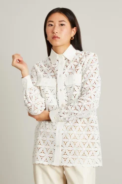 Casacca in pizzo - Bianco