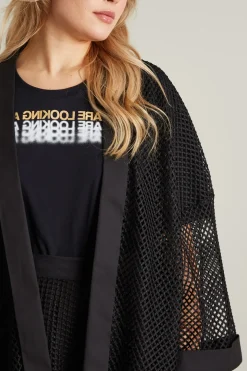 Casacca in rete - Nero