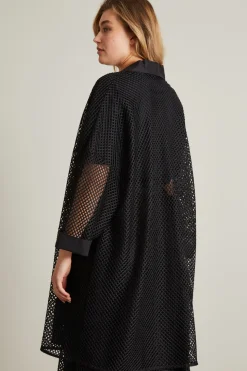 Casacca in rete - Nero