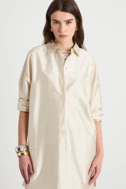 Casacca in shantung - Avorio