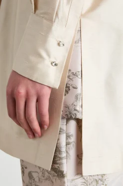 Casacca in shantung - Avorio