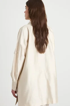 Casacca in shantung - Avorio
