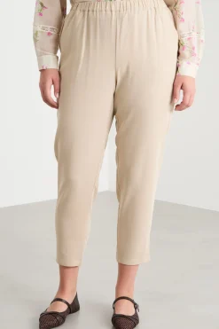 Casacca in voile stampato - Beige