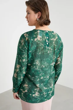 Casacca in voile - Verde Rosa