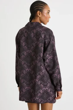 Casacca jacquard - Viola
