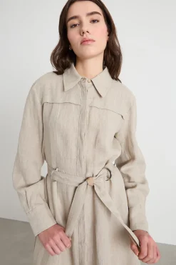 Chemisier in tela - Beige