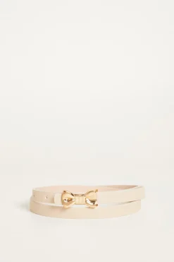 Cintura a fiocco - Beige