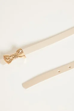 Cintura a fiocco - Beige